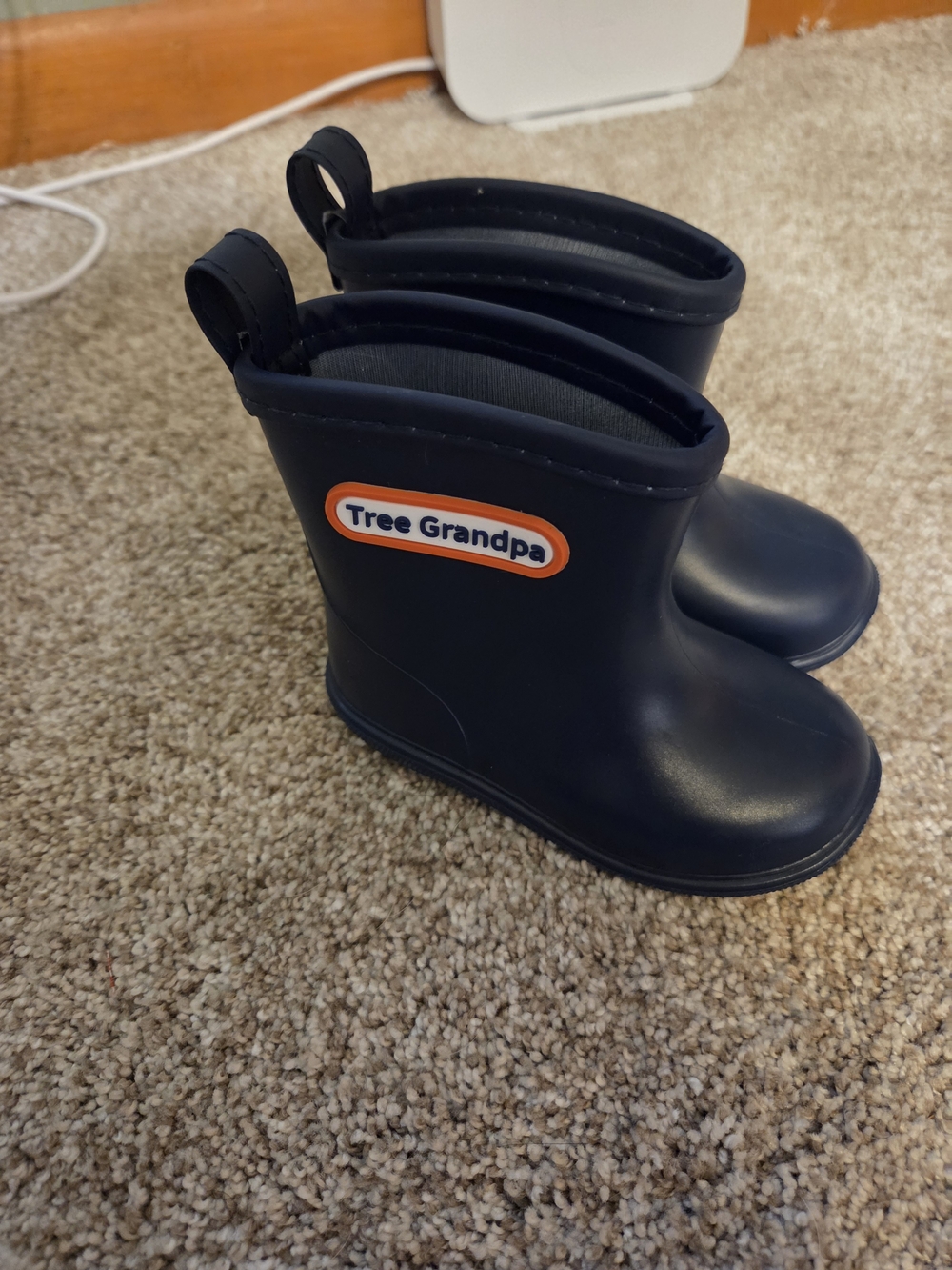 Kids Navy Rain Boots NWOT